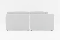 Destin Suave Gray Fabric 6-piece Pit Sectional