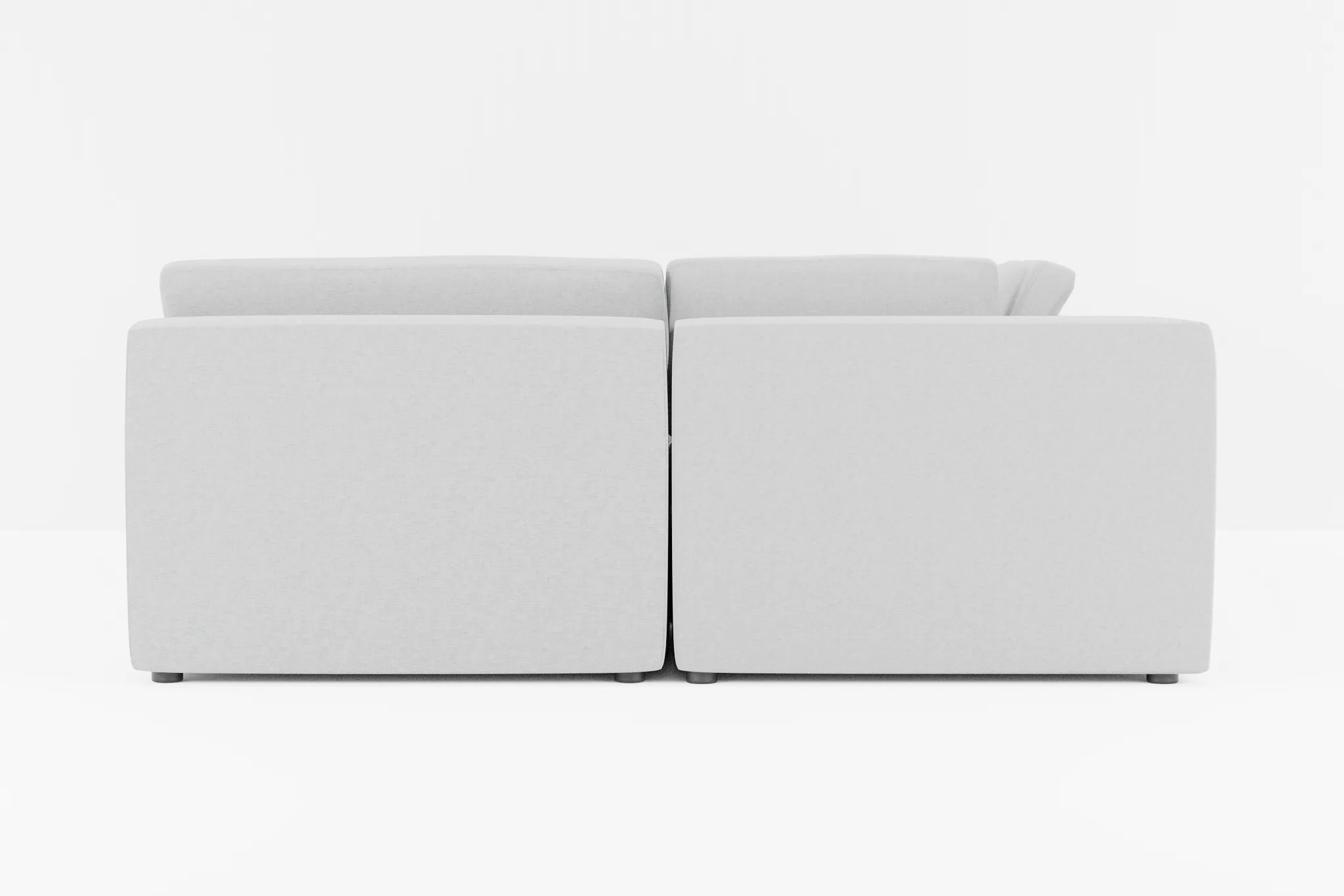 Destin Suave Gray Fabric 6-piece Pit Sectional