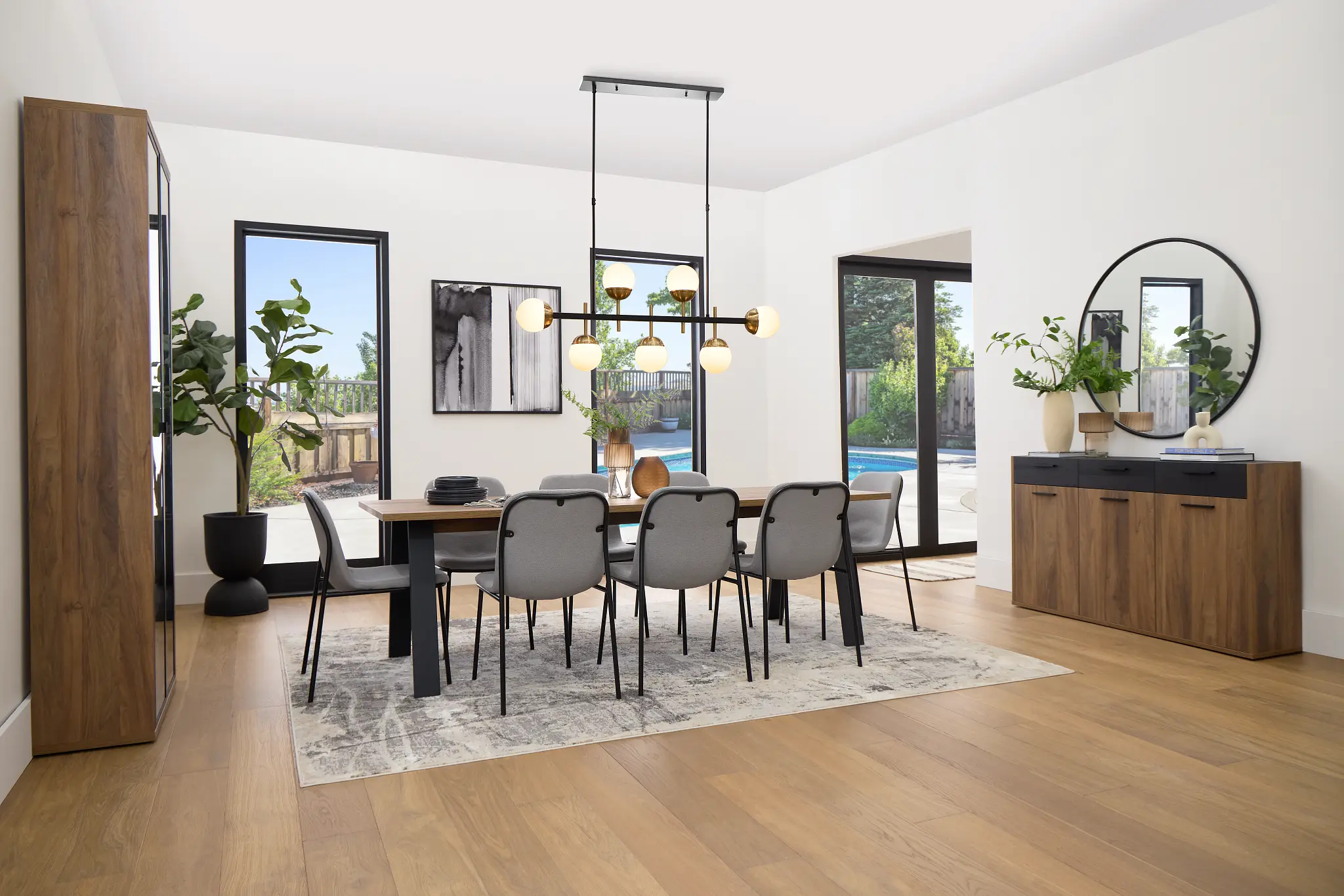 Trento Mid Tone 94" Rectangular Table Trento Mid Tone 94" Rectangular Table