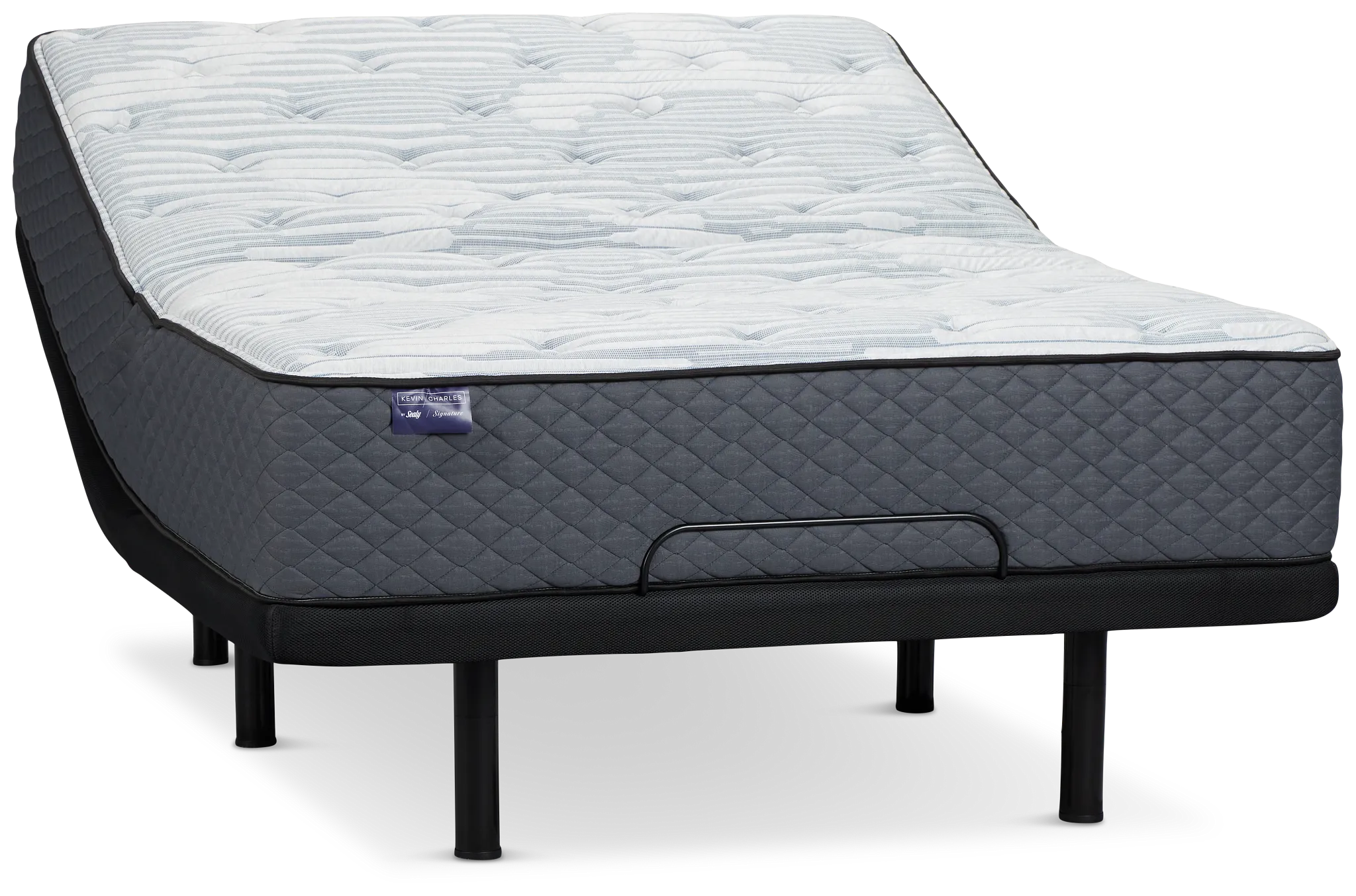 Kevin Charles By Sealy Signature Medium Plus Adjustable Mattress Set