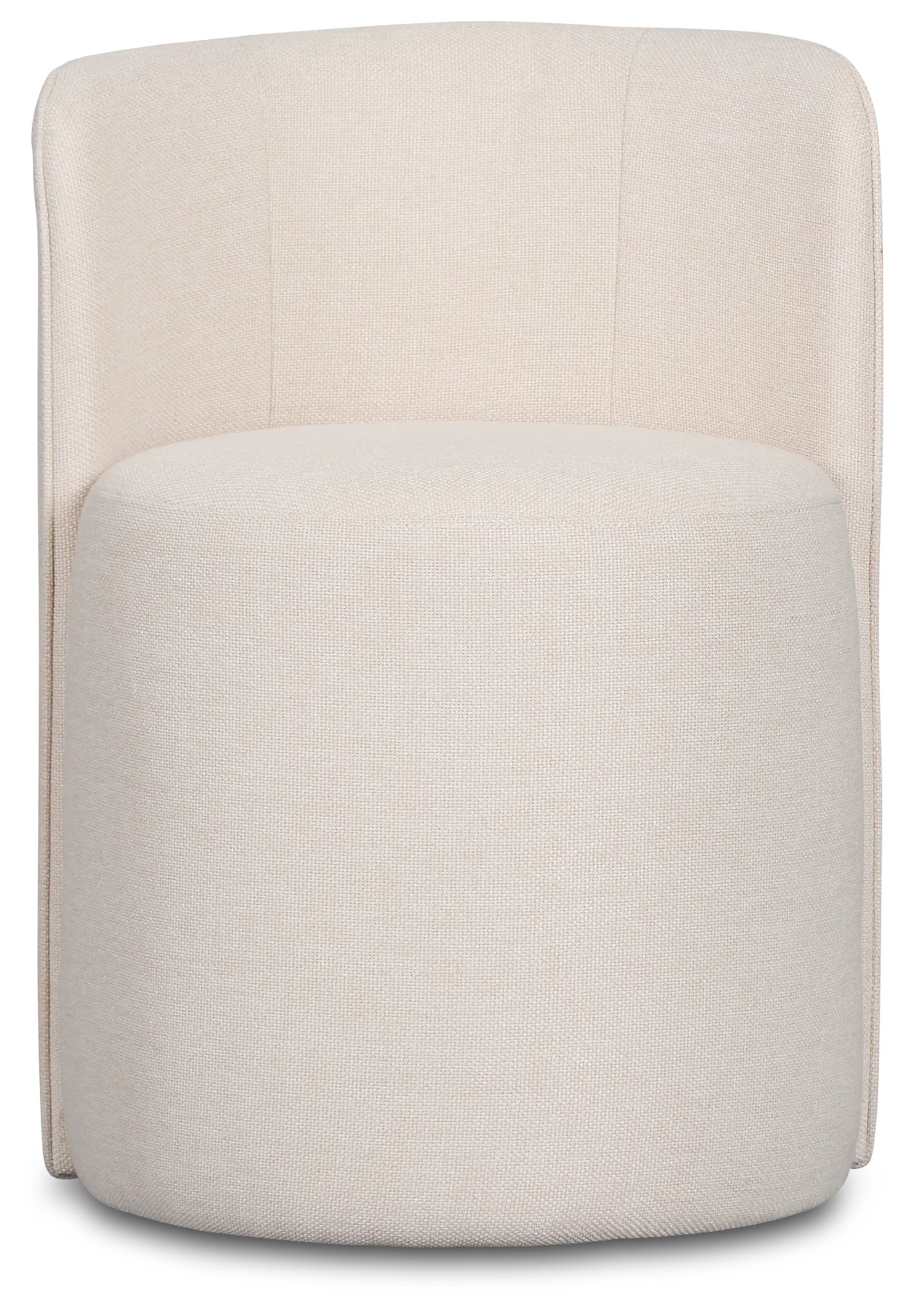 Ryan Light Beige Castored Upholstered Side Chair Ryan Light Beige Castored Upholstered Side Chair