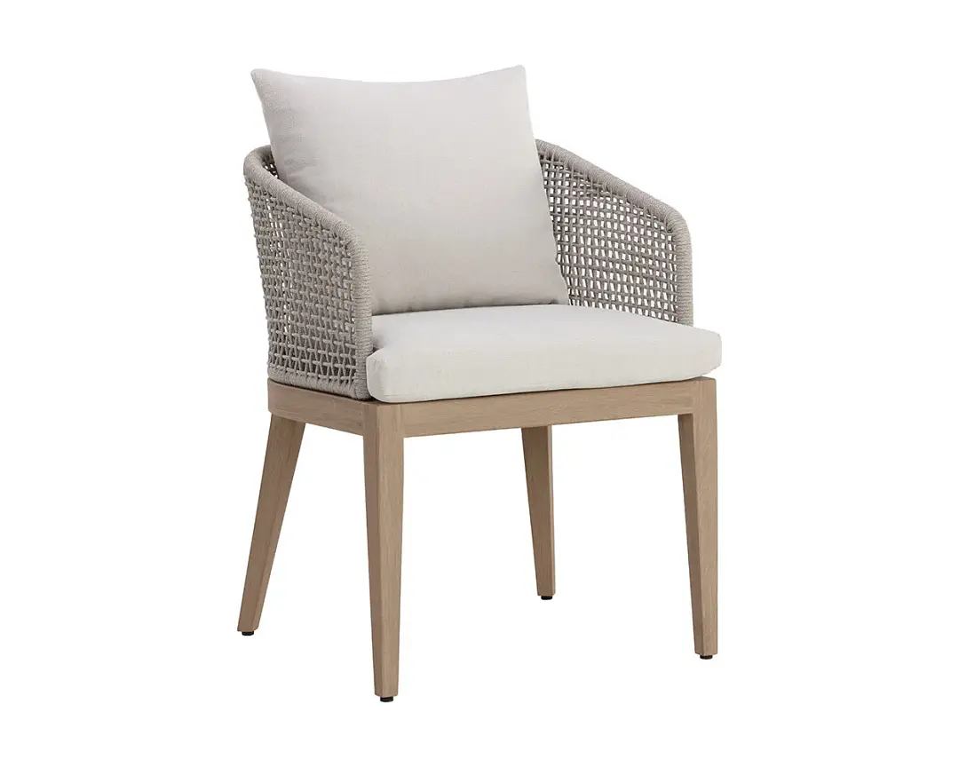 Ukiah Light Gray Cushioned Arm Chair Ukiah Light Gray Cushioned Arm Chair