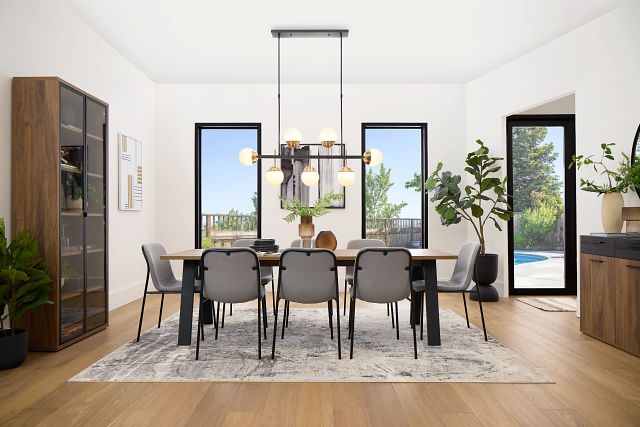 Trento Mid Tone 94" Rectangular Table