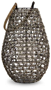 Brady Gray Small Lantern