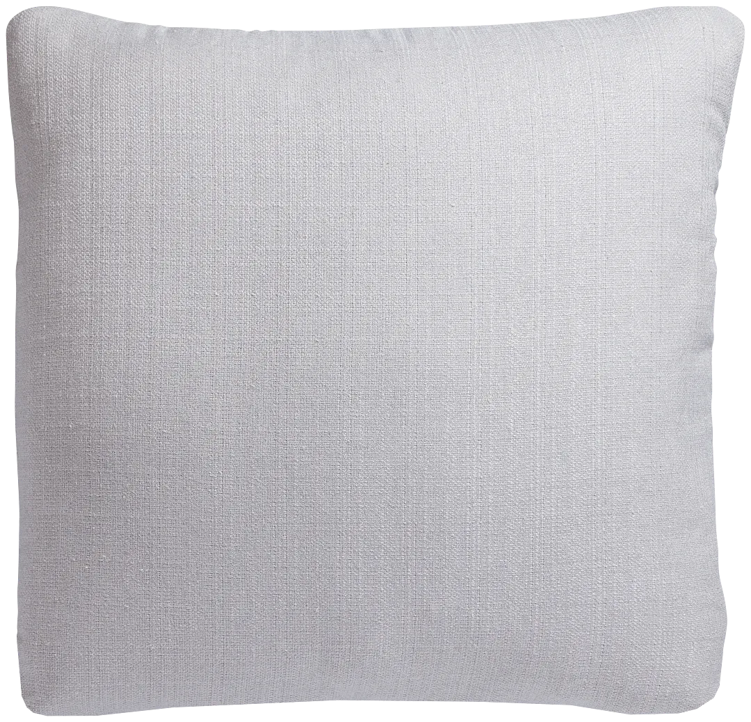 Zeke Light Gray 24" Accent Pillow
