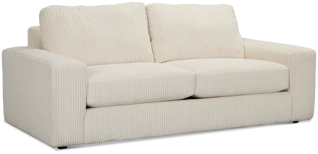 Charlie Ivory Fabric Sofa Charlie Ivory Fabric Sofa