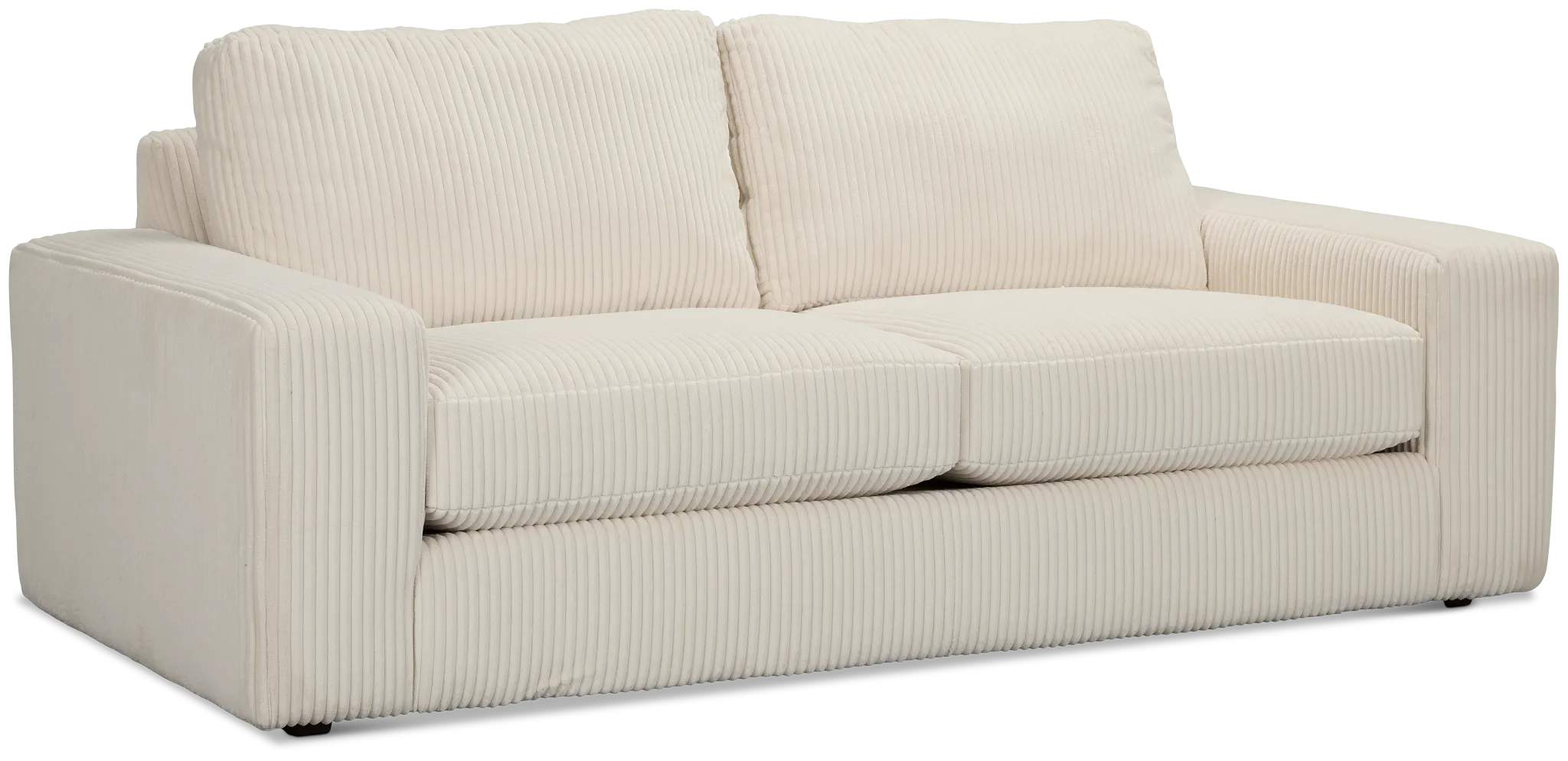 Charlie Ivory Fabric Sofa
