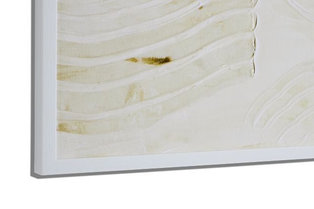 Mya White Framed Wall Art