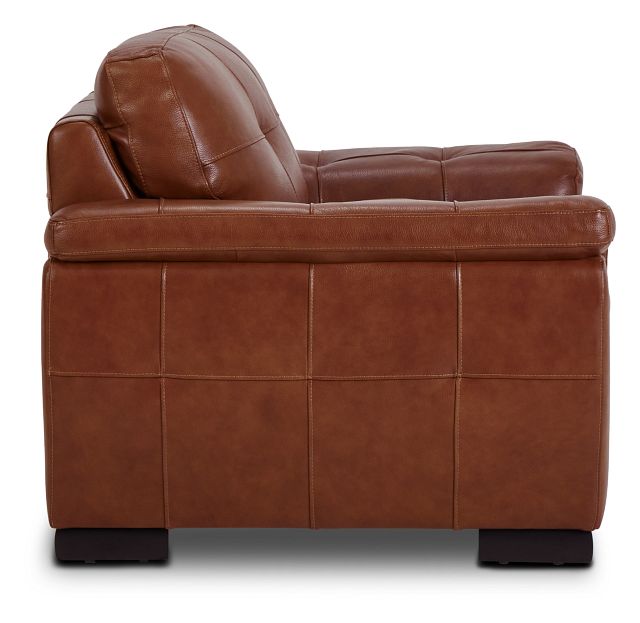 Braden Medium Brown Leather Chair