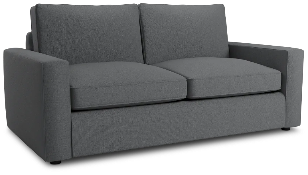 Siesta Revenue Gray Fabric Sofa