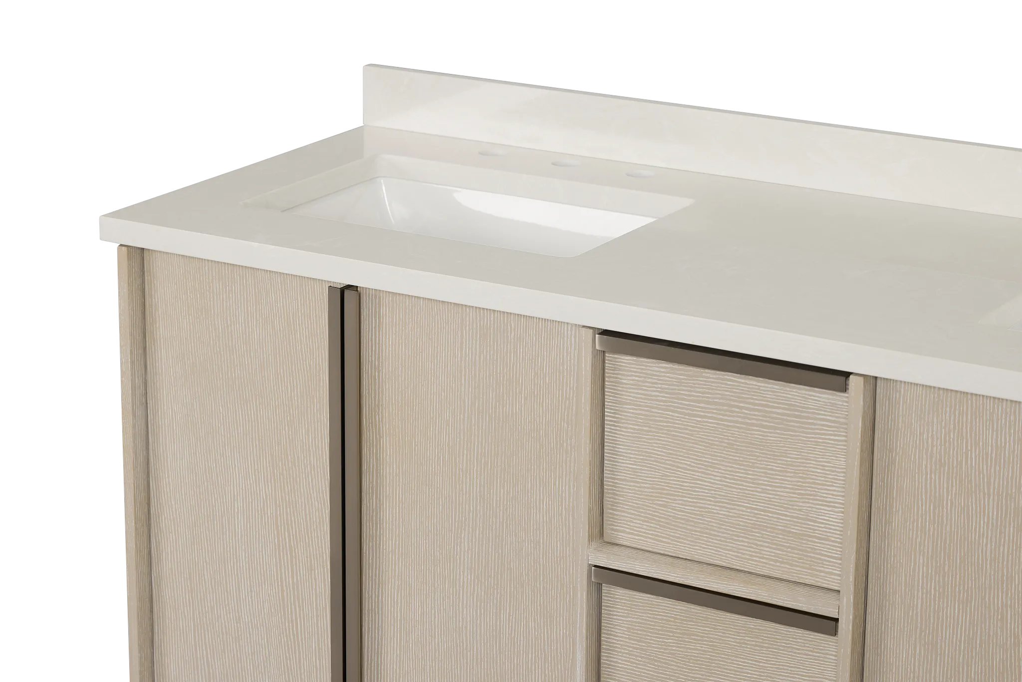 Capraia Light Tone 60" Double Bathroom Vanity