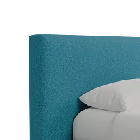 Grayton Peyton Beige 44" Upholstered Platform Bed
