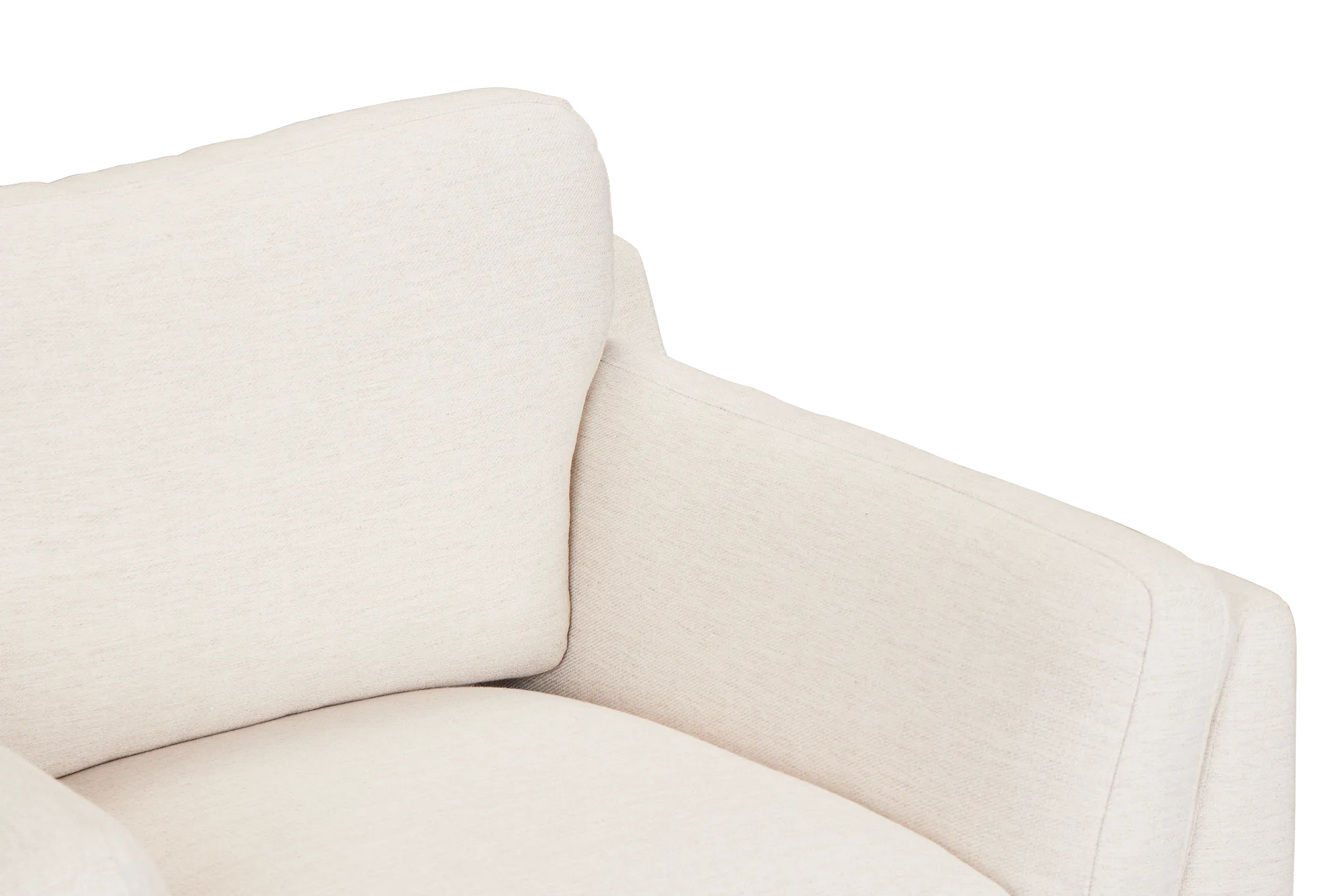 Wesley Light Beige Fabric Chair