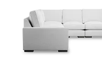 Edgewater Suave White Large Two-arm Sectional