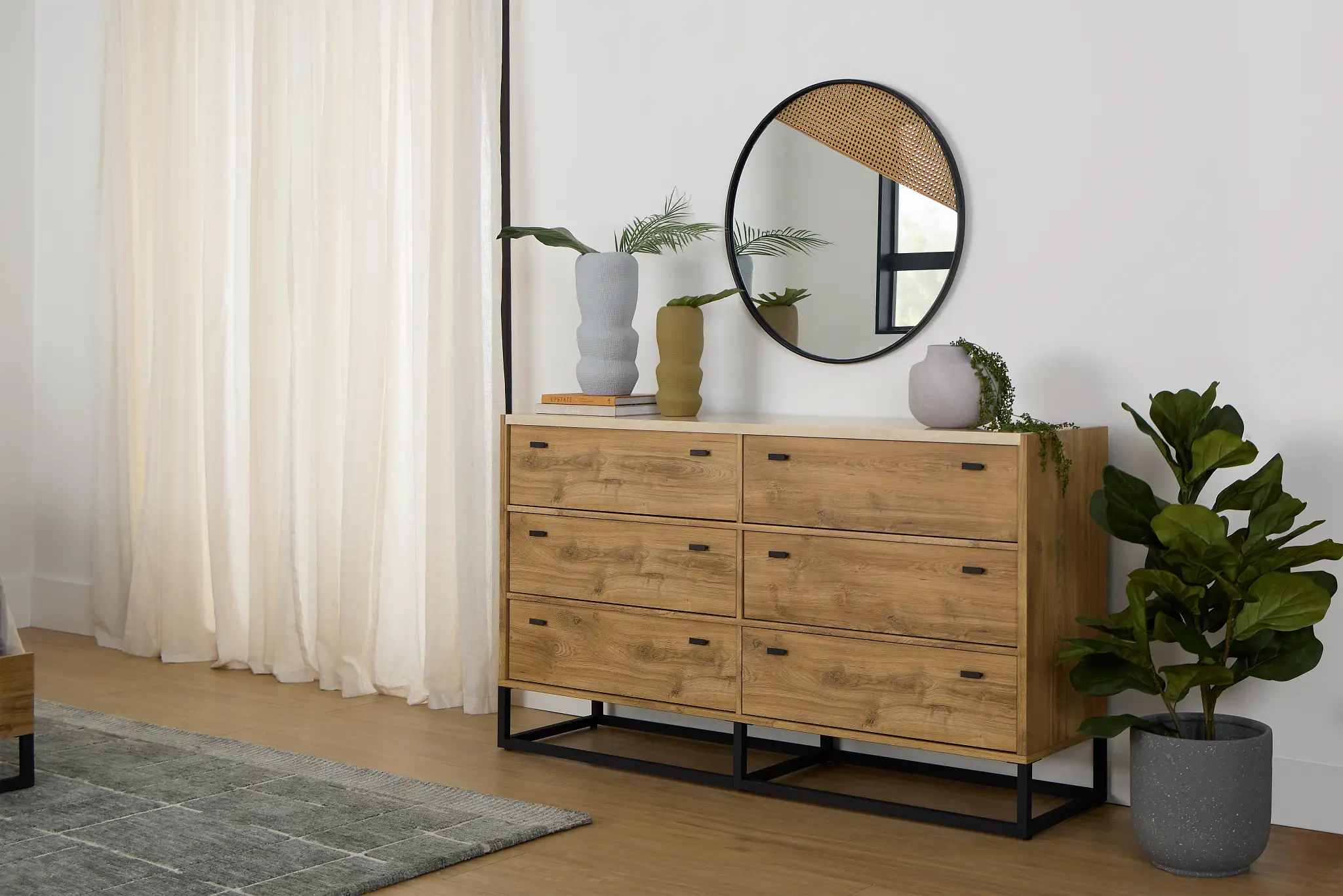 Perry Light Tone Stone Dresser Perry Light Tone Stone Dresser