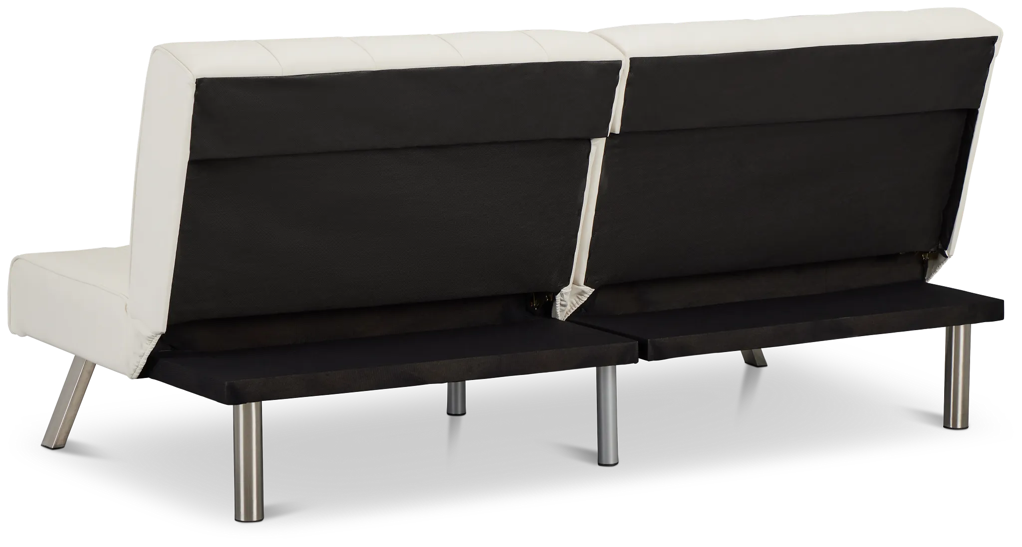 Clay White Micro Sofa Futon