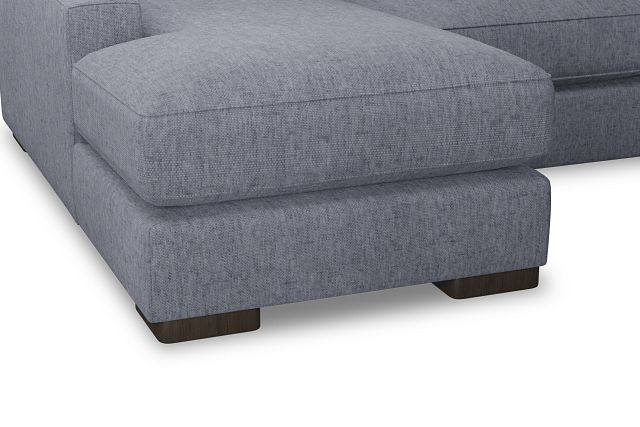 Edgewater Elevation Gray Medium Left Chaise Sectional