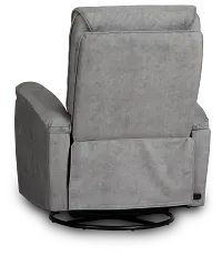 Ryder Gray Micro Power Swivel Glider Recliner