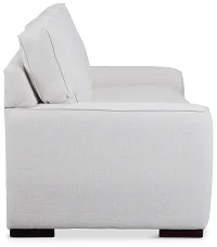 Austin White Fabric Memory Foam Sleeper