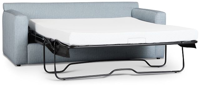 Rhodes Light Blue Fabric Cooling Memory Foam Sleeper