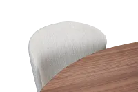 Nomad Mid Tone 47" Round Table & 4 Light Beige Chairs W/mid-tone Legs