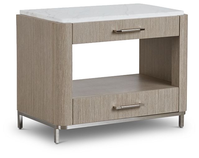 Soren White Nightstand