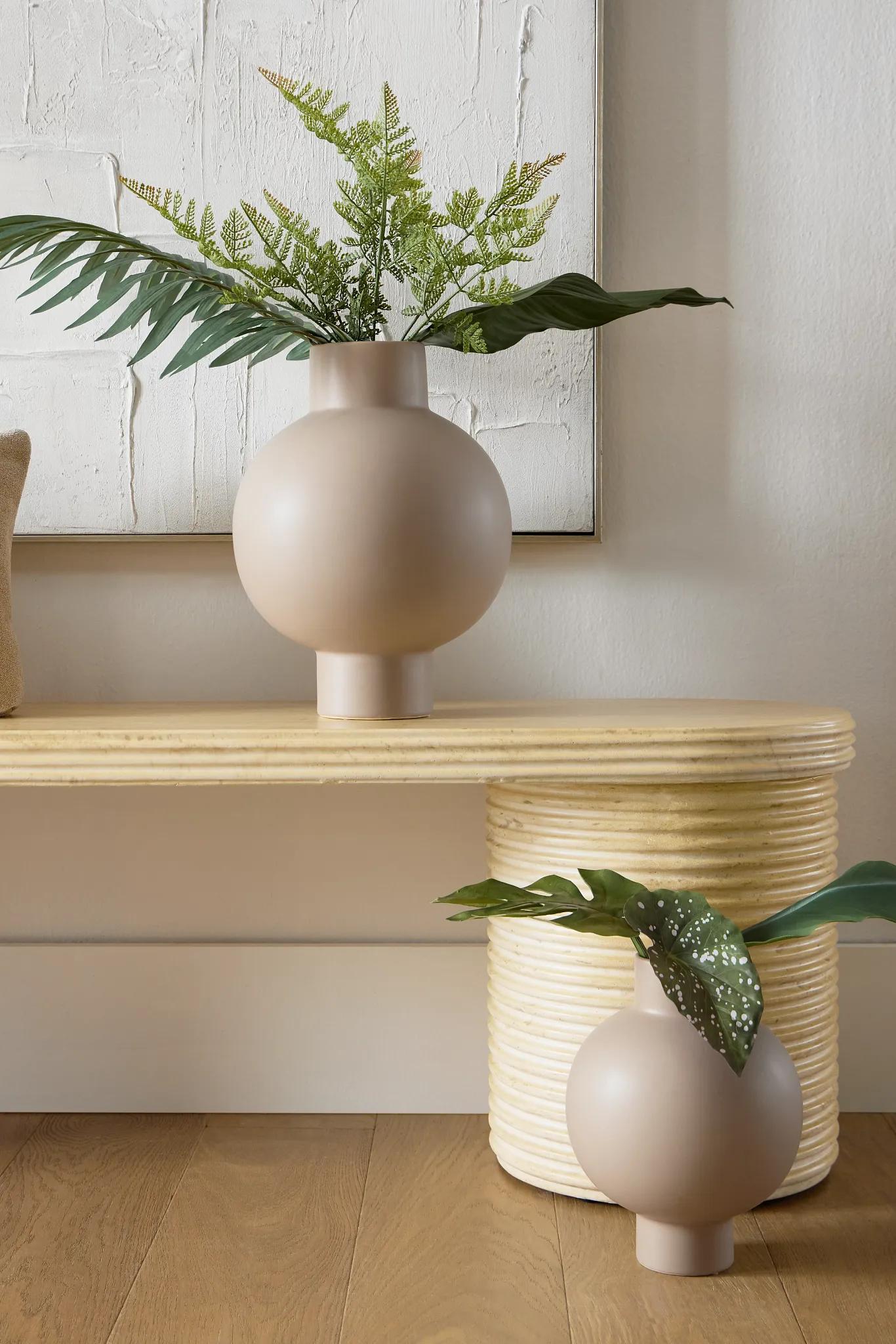 Doni Light Beige Large Vase