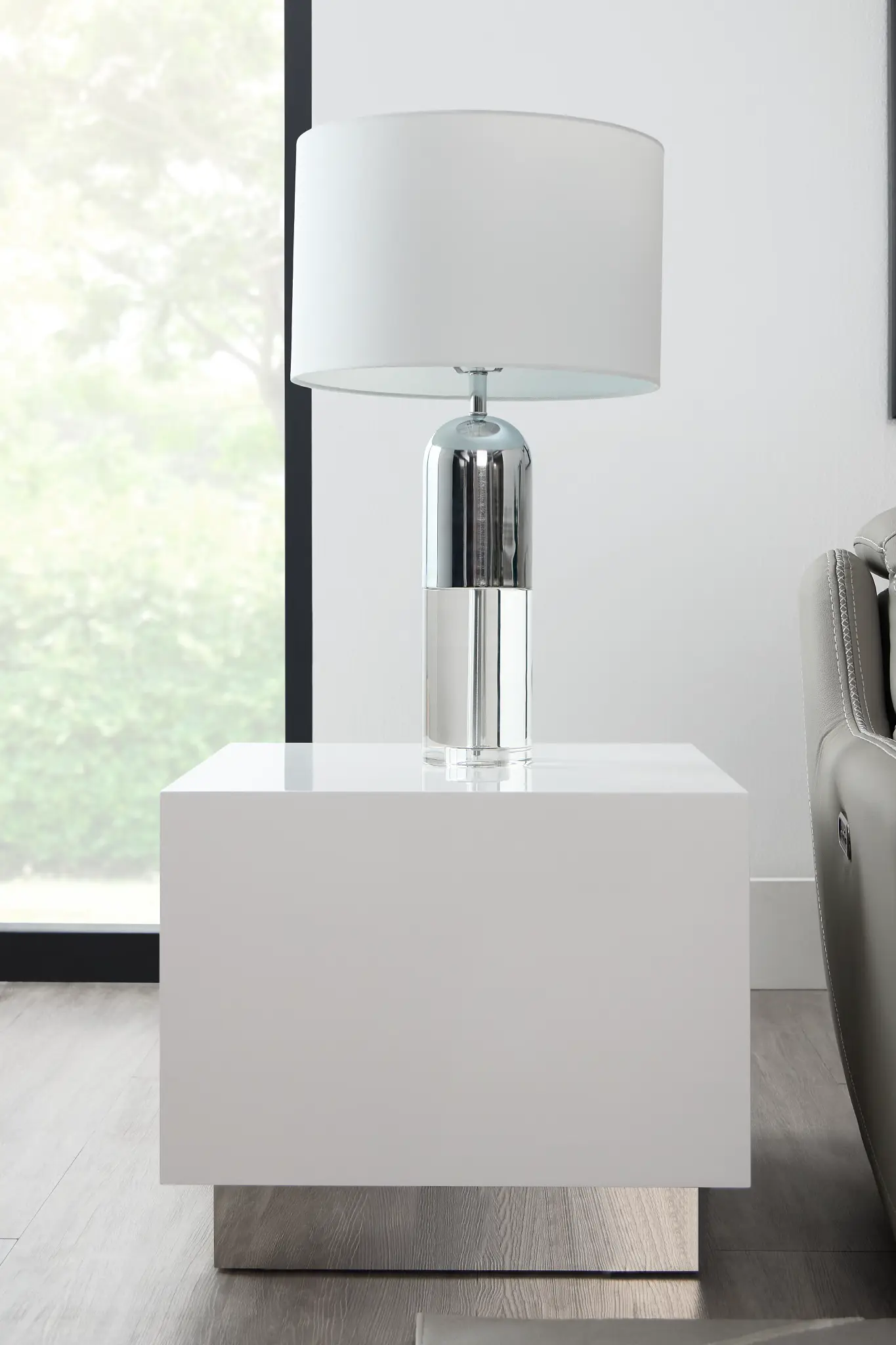 Camila White Square End Table Camila White Square End Table