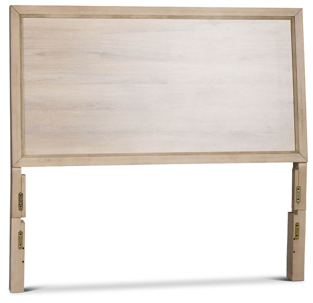 Rivercreek Gray Wood Panel Headboard