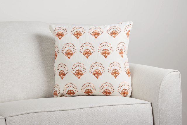 Chantilly Orange 20" Accent Pillow