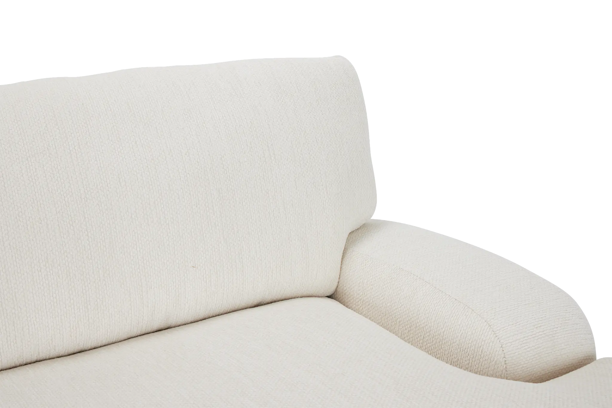 Alpha White Fabric Small Right Chaise Sectional Alpha White Fabric Small Right Chaise Sectional