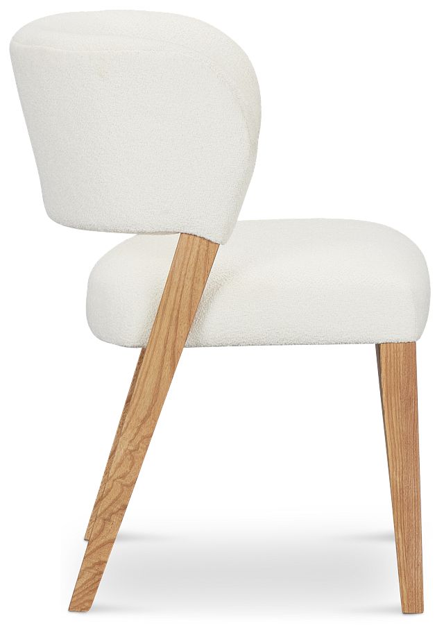 Malibu White Upholstered Side Chair