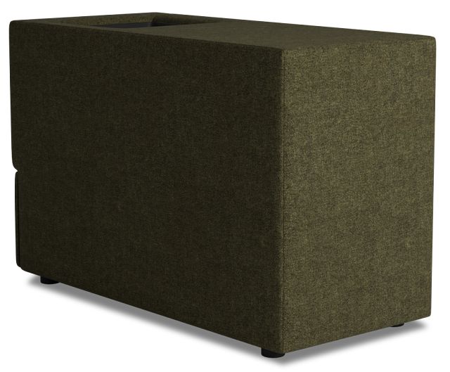 Citymod Green Fabric Itable Media Console With Storage Drawer