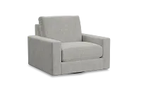 Edgewater Elevation Khaki Swivel Chair