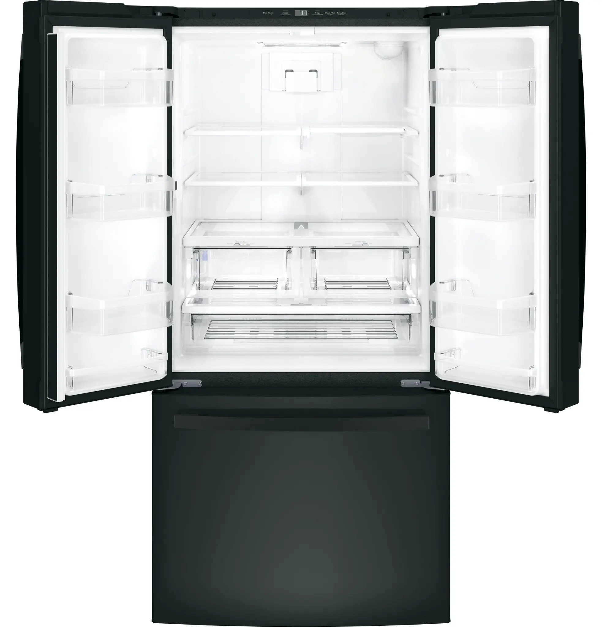 Ge Profile 25 Series Black Bottom Freezer Refrigerator Ge Profile 25 Series Black Bottom Freezer Refrigerator