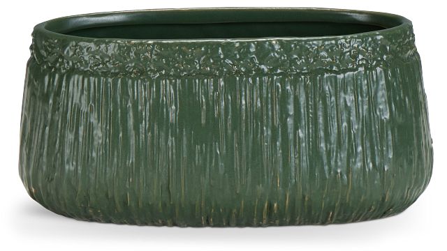 Birk Dark Green Large Vase