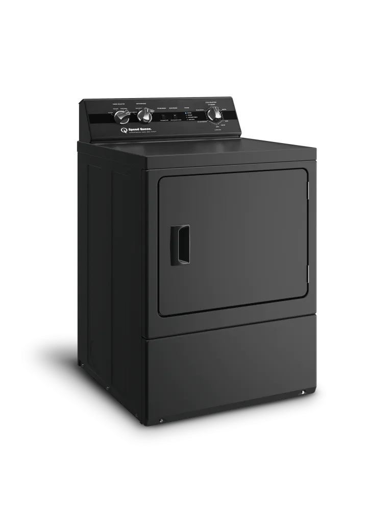 Speed Queen 5004 Series Black Front Load Gas Dryer