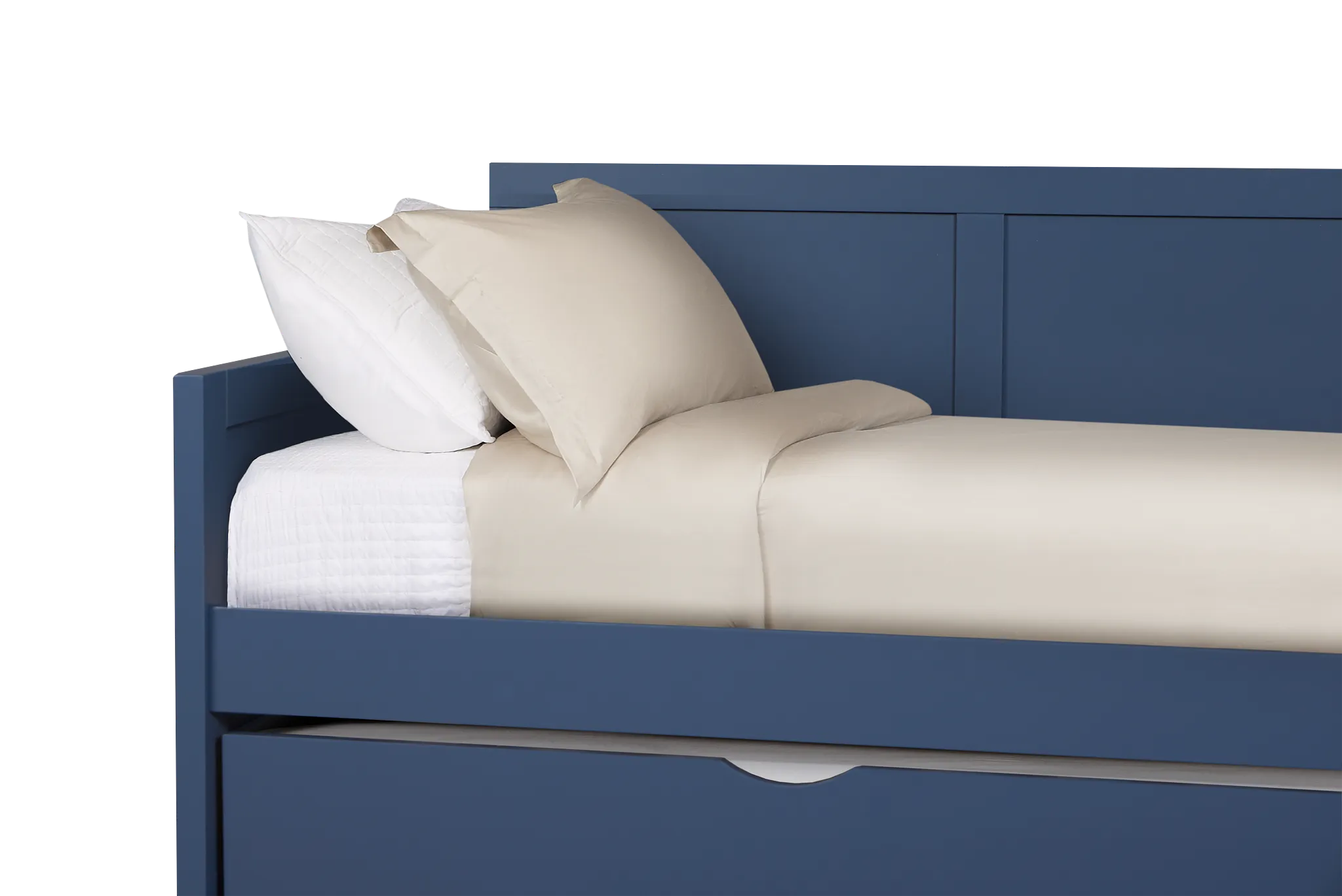 Charleston Dark Blue Panel Trundle Bed