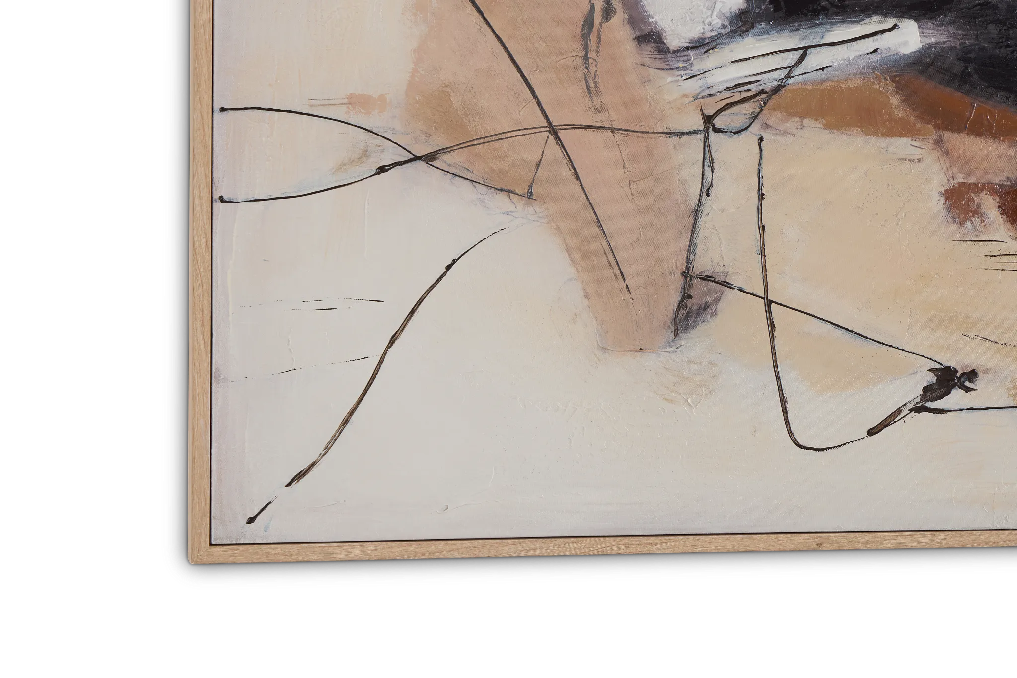 Scotch Brown Framed Canvas Wall Art