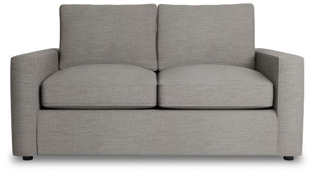 Siesta Maguire Pewter Fabric Loveseat
