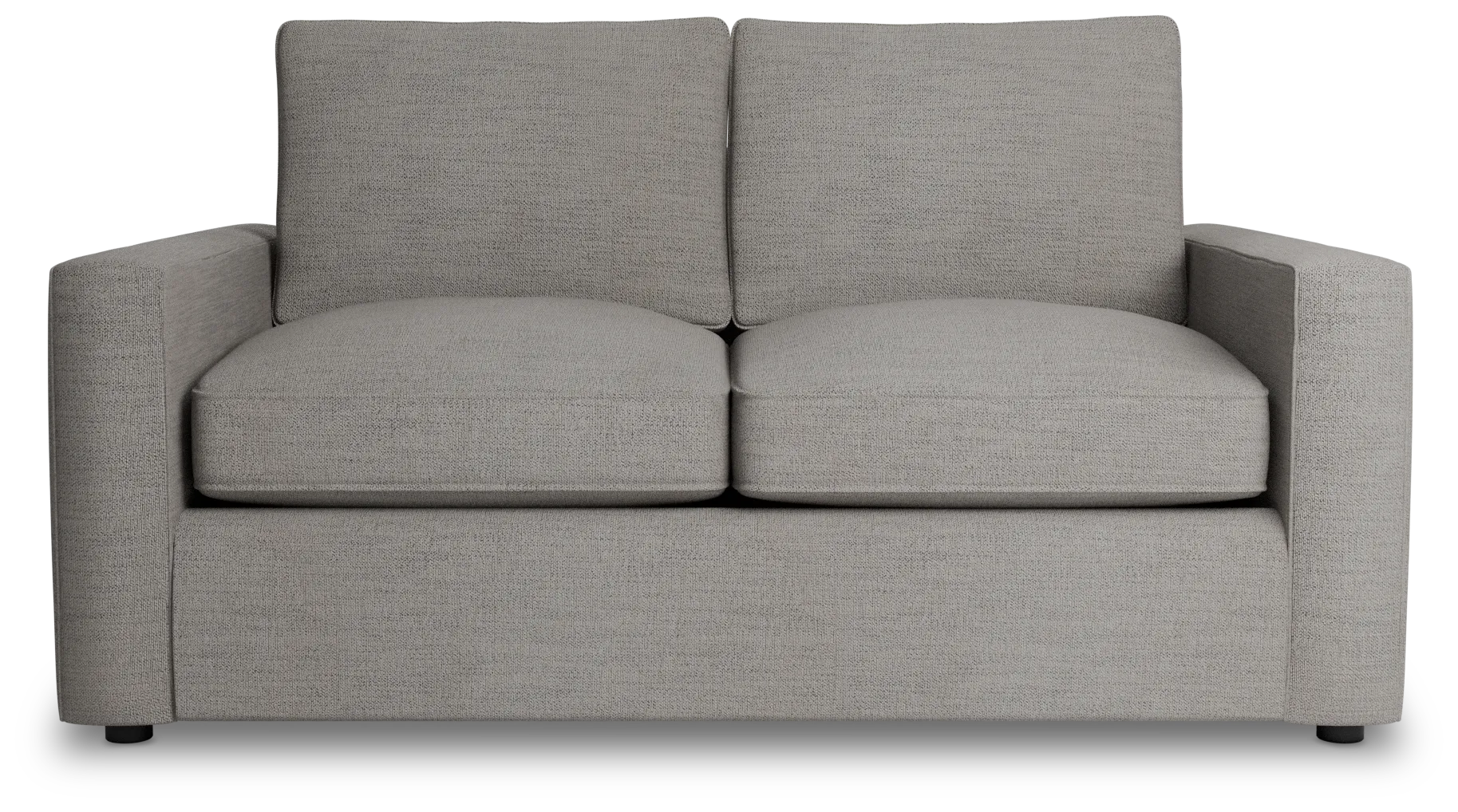 Siesta Maguire Pewter Fabric Loveseat