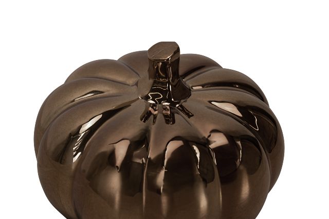 Pumpkin Bronze Medium Tabletop Accessory