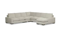 Edgewater Suave Beige Large Right Chaise Sectional