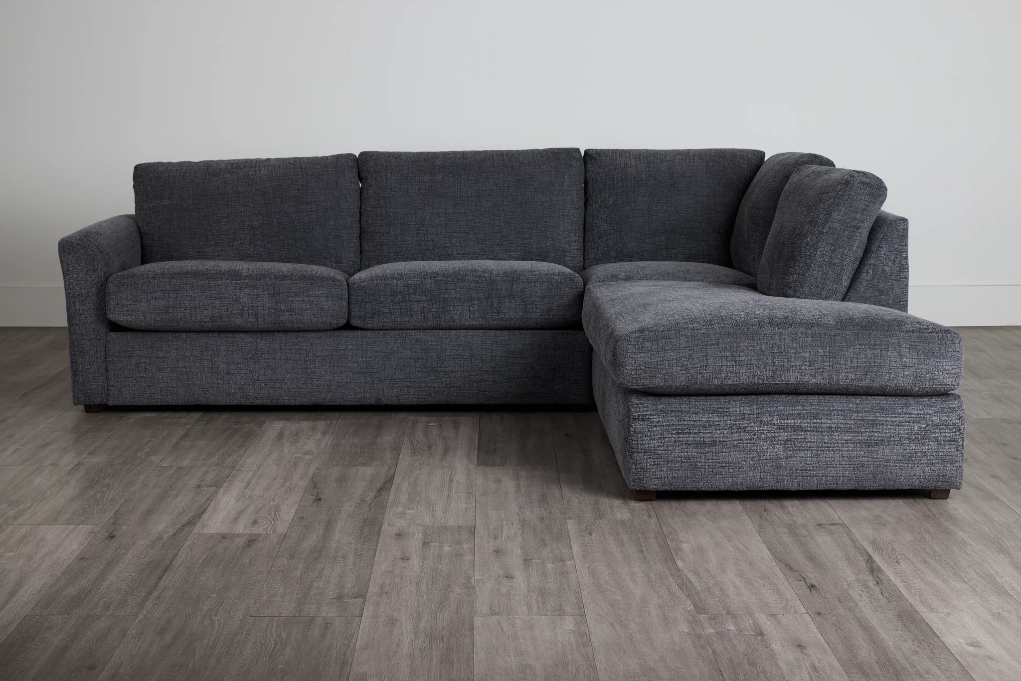 Maxie Dark Gray Micro Small Right Bumper Sectional