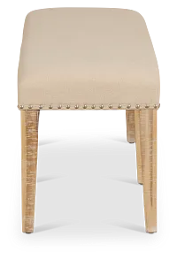 Joplin Light Tone Upholstered Dining Bench