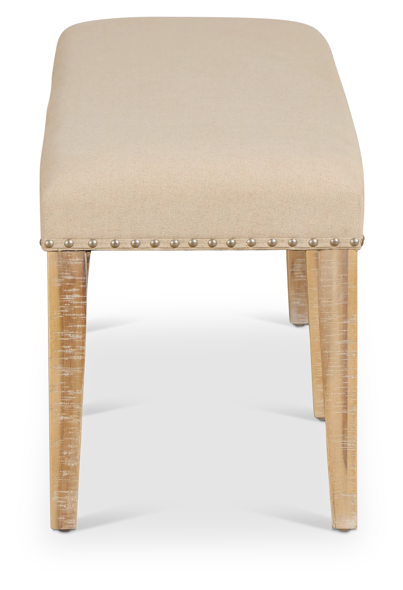 Joplin Light Tone Upholstered Dining Bench