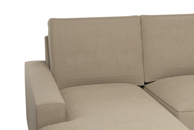 Edgewater Elite Taupe Double Chaise Sectional