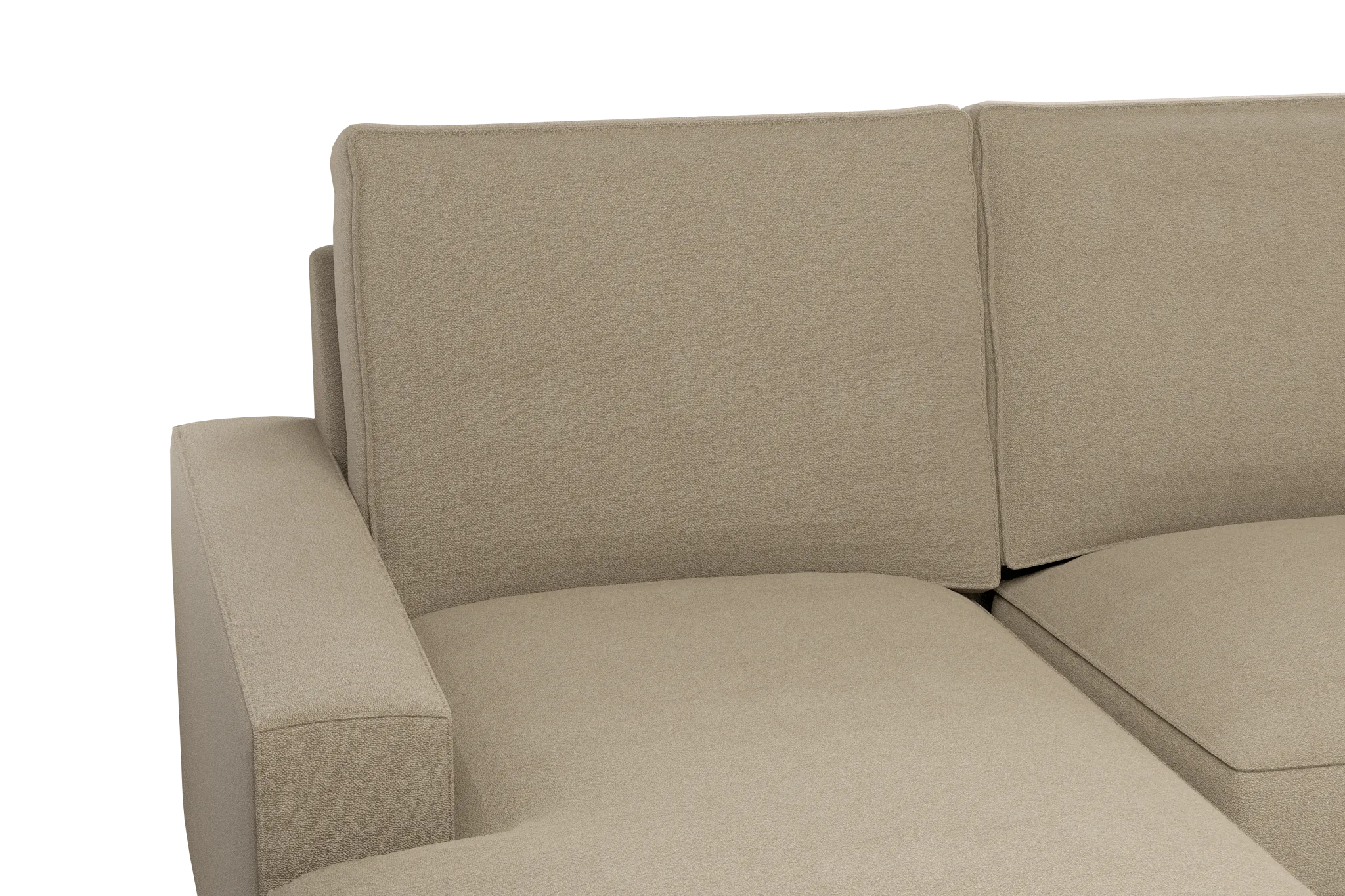 Edgewater Elite Taupe Double Chaise Sectional