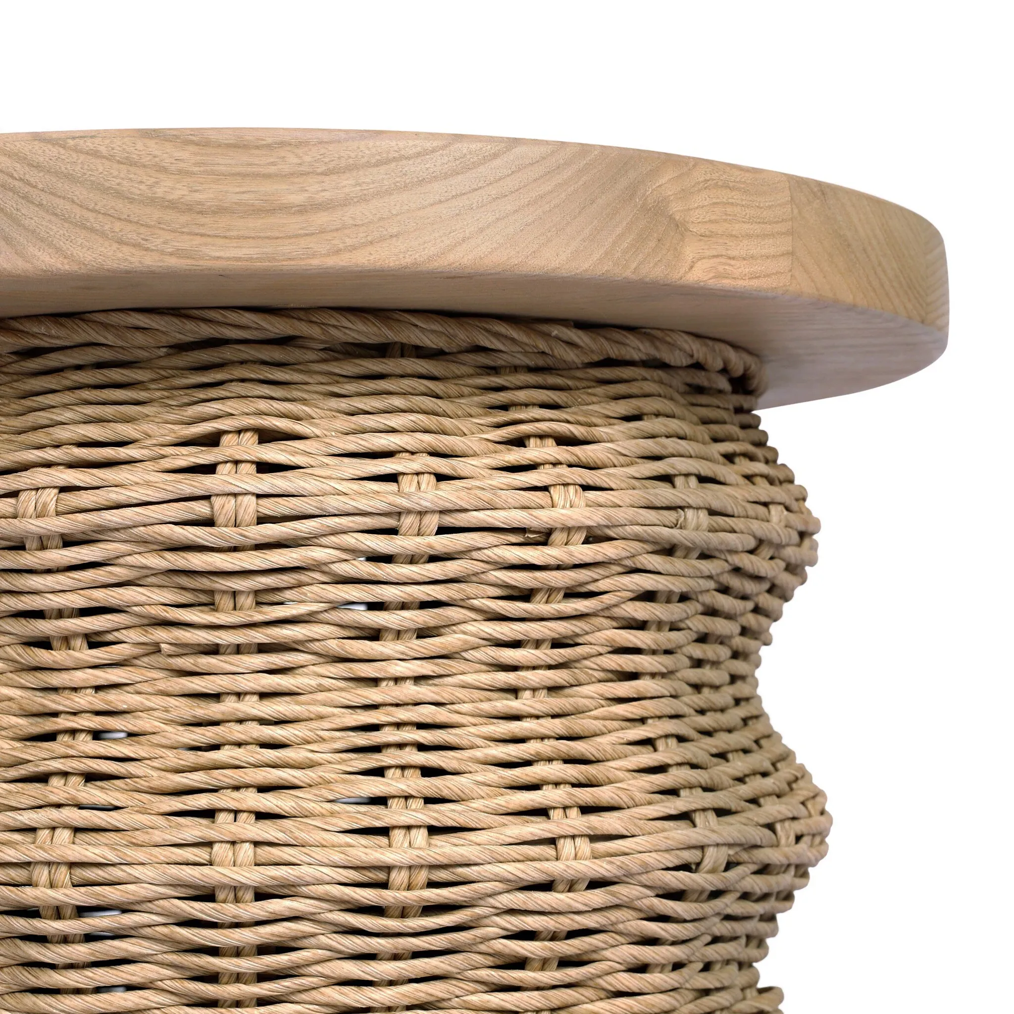 Four Hands Brailey Light Tone Round End Table