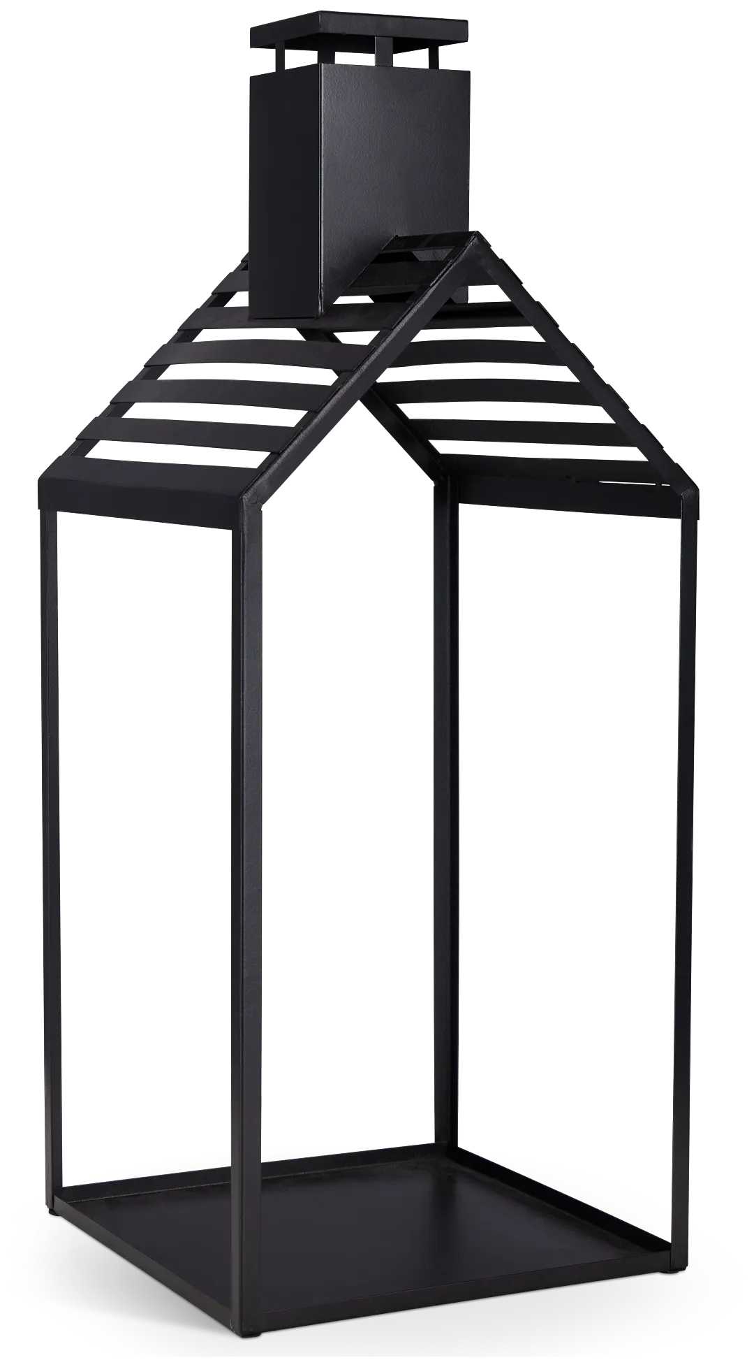 Calluna Black Large Candle Holder